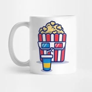 Cute Popcorn Drinking Soda Mug